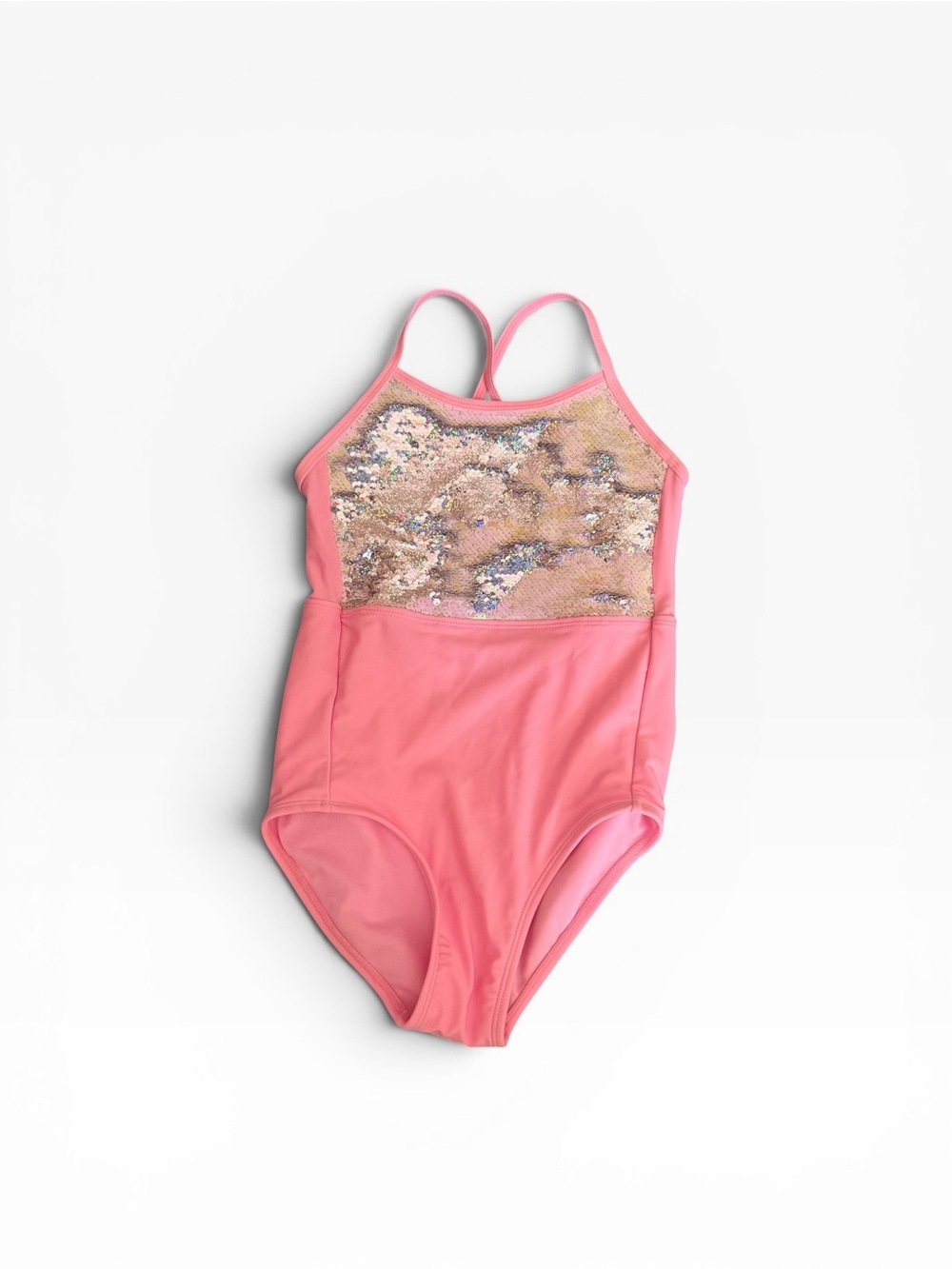 More Than Magic Pink Girls' One-Piece Swimwear Sequins!!